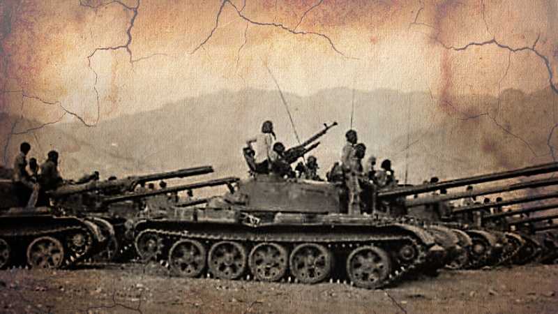 EPLF freedom fighters' tank units on the ready