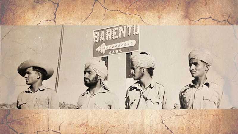 British Iindian Division soldiers near Barentu, Eritrea 1941