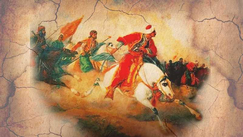 Ottoman cavalry on the attack