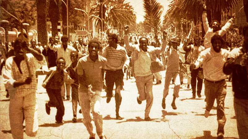 Jubilant Asmara residents on Liberation Day