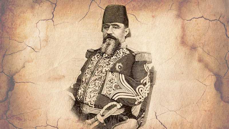 U.S. Confederate Brig. Gen. William W Loring with an Ottoman Pasha regalia