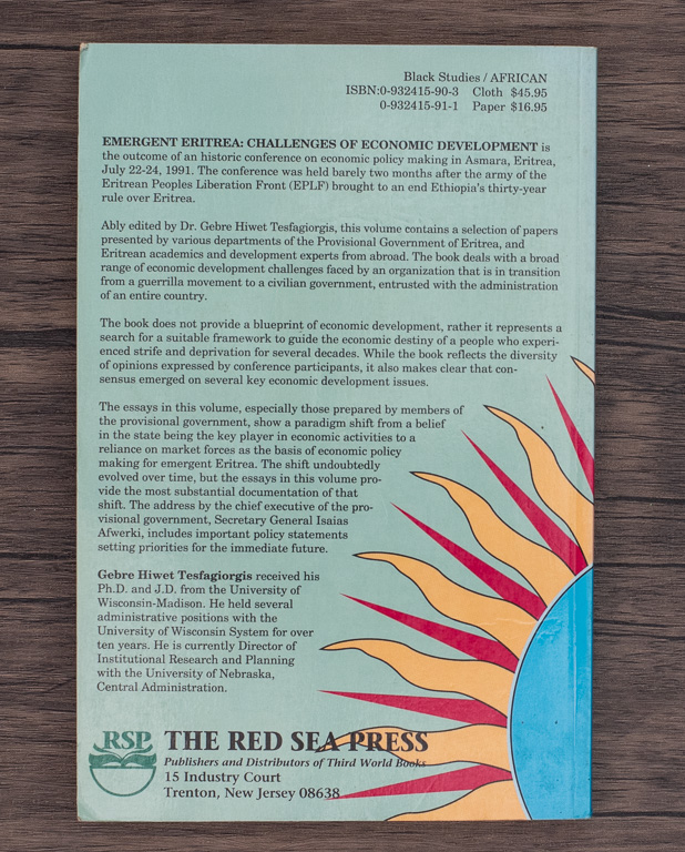 Emergent Eritrea Edited by Gebre Hiwet Tesfagiorgis