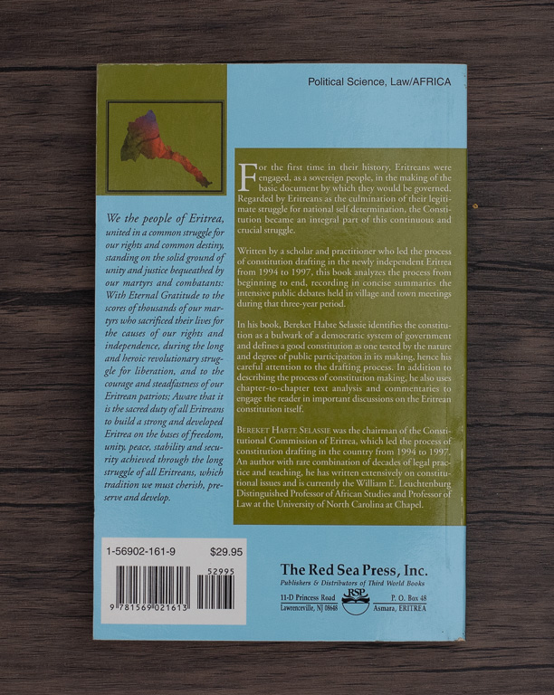 The Making of the Eritrean Constitution by Bereket Habte Selassie