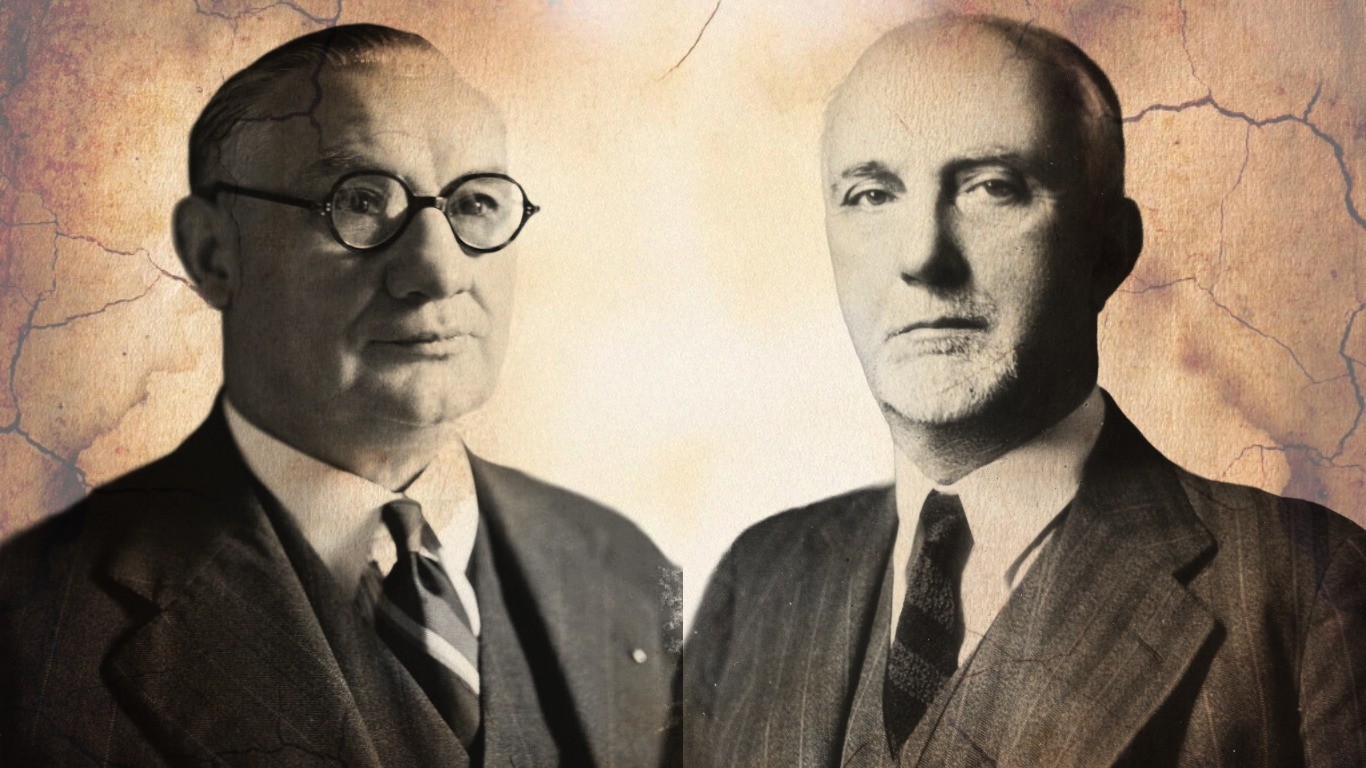 Authors of the Bevin-Sforza plan to partition Eritrea, Ernest Bevin of Britain and Carlo Sforza of Italy