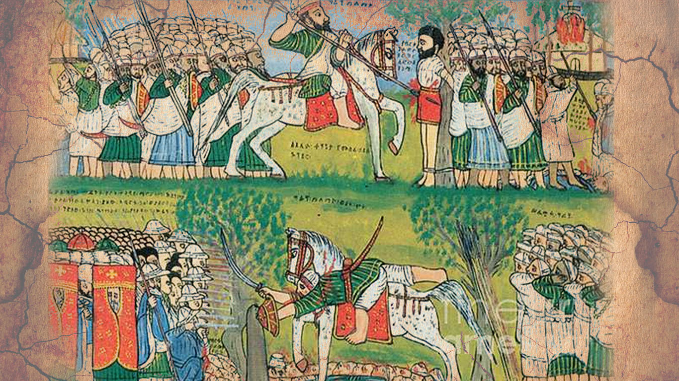 Gragn executes Da Gama; Gragn is killed in battle;