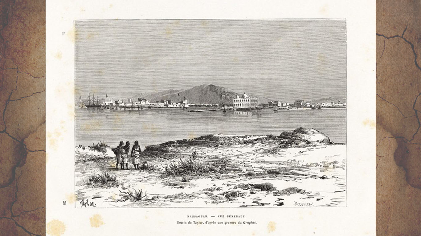 Sketch of Massawa in late 18th century