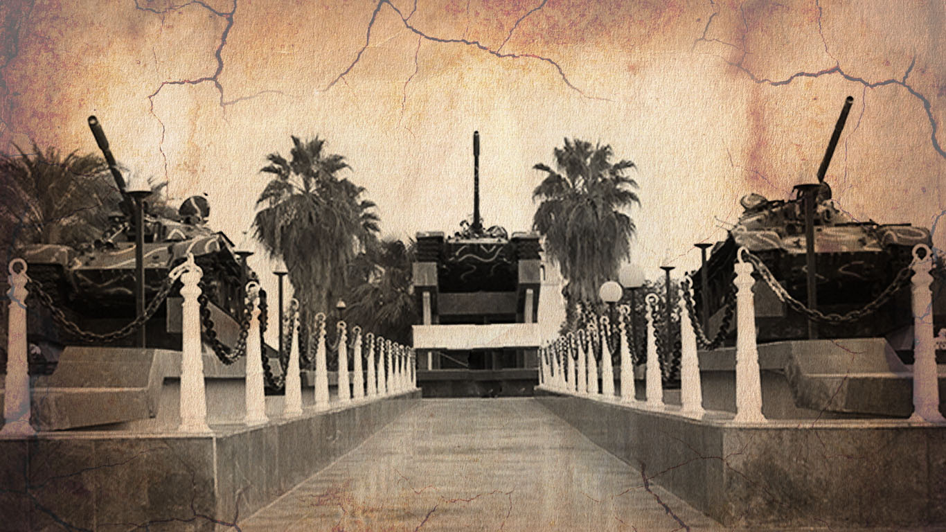 The Tank Memorial at Twalet, Massawa, commemorates the heroes of the three tanks: Commander No. 1, Jaguar and Tiger