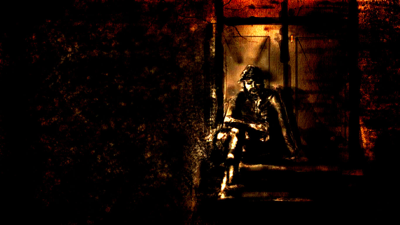 Sitting outside heaven's door